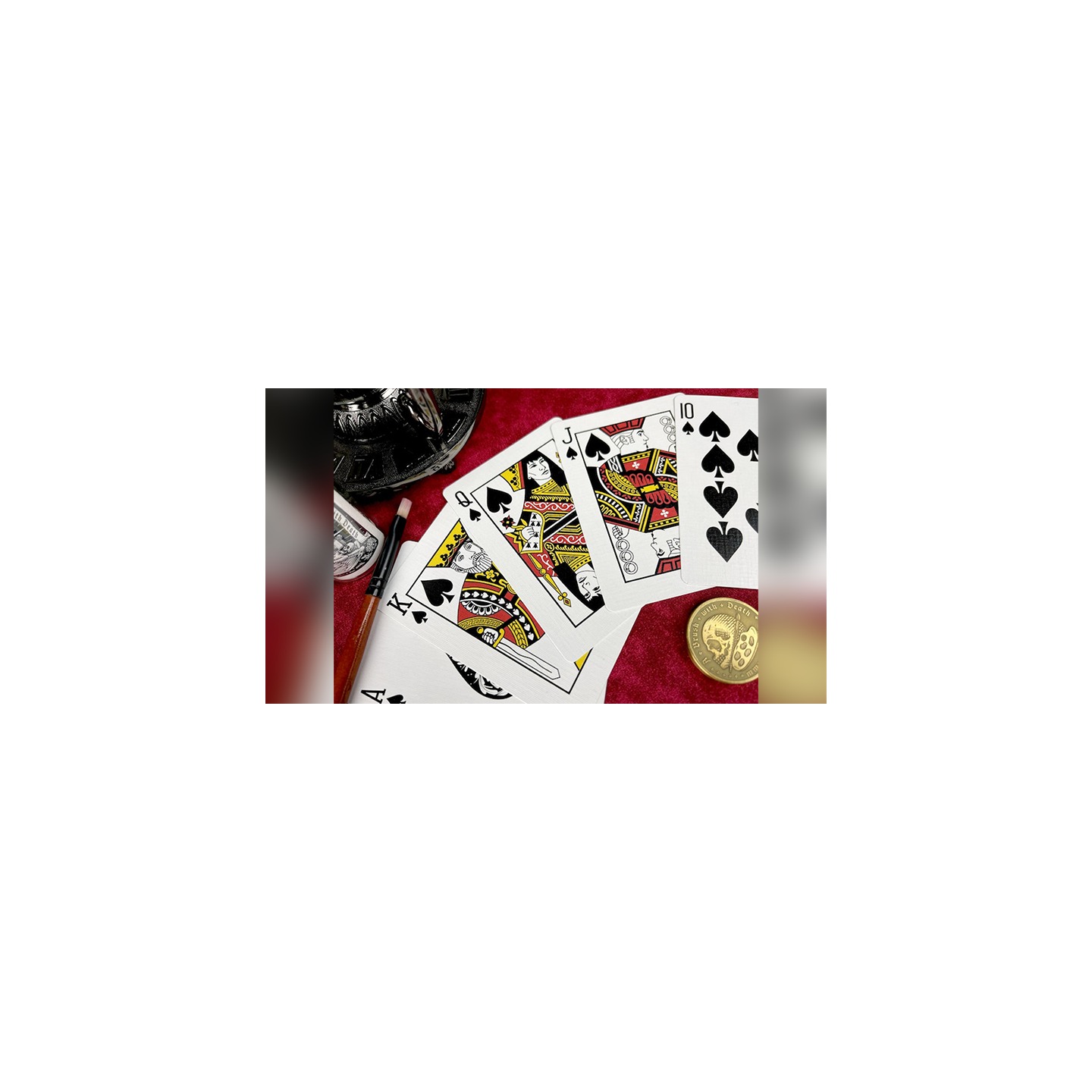 A Brush with Death Playing Cards