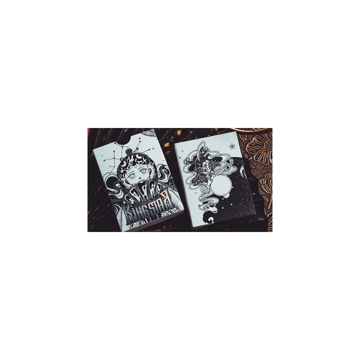 Twelve Imperial Symbols Playing Cards (Monochrome) by KING STAR