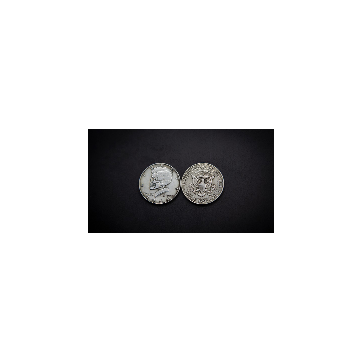 KENNEDY SKULL HEAD COIN by Men Zi Magic