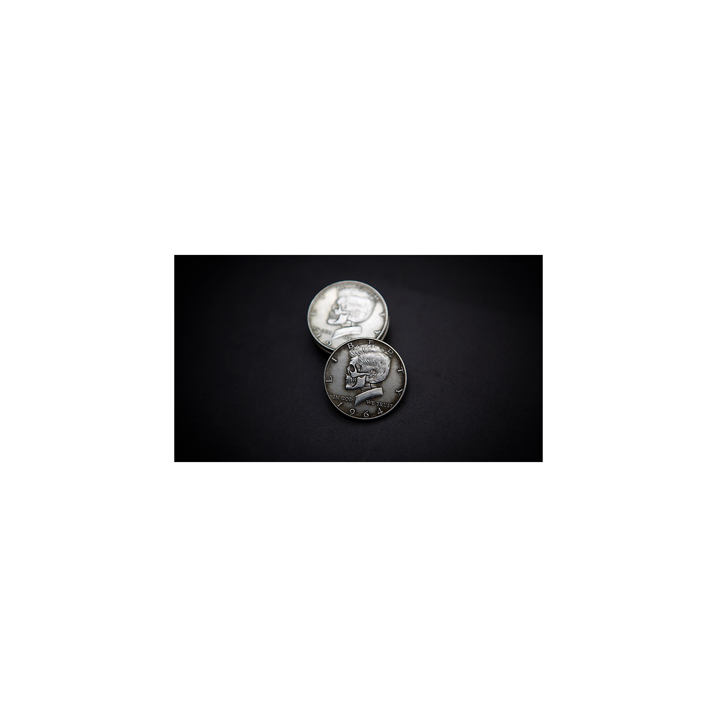 KENNEDY SKULL HEAD COIN by Men Zi Magic