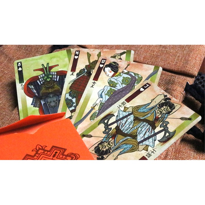 RONIN (Diamond Clan Edition Orange) Playing Cards by Kings Wild Project