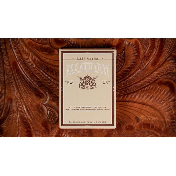 Limited No.13 Table Players Vol.13 Playing Cards by Kings Wild Project