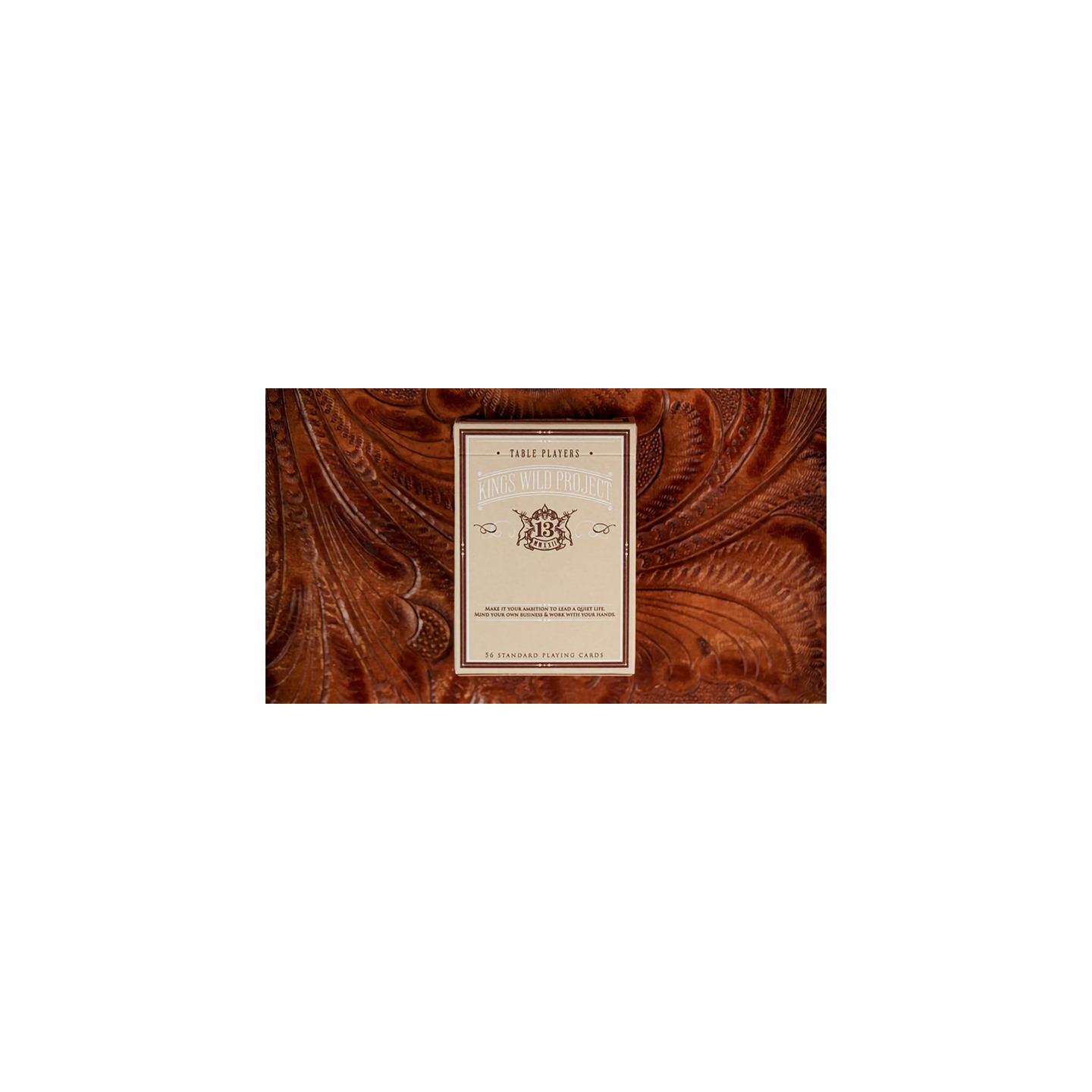 Limited No.13 Table Players Vol.13 Playing Cards by Kings Wild Project