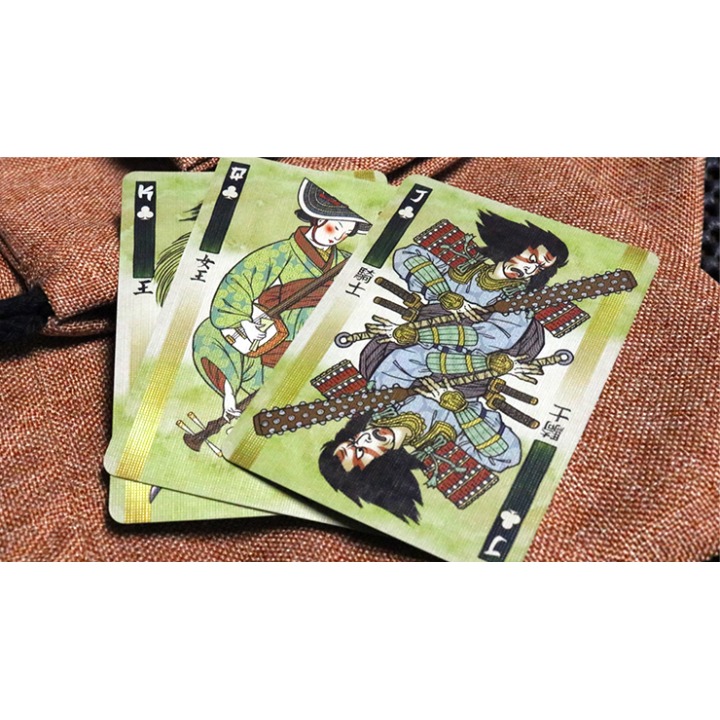 RONIN (Club Clan Edition Green) Playing Cards by Kings Wild Project