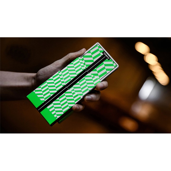 Tempo Green Playing Cards