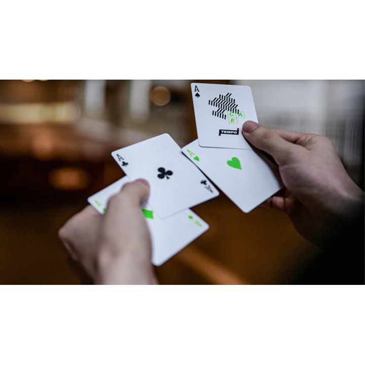 Tempo Green Playing Cards