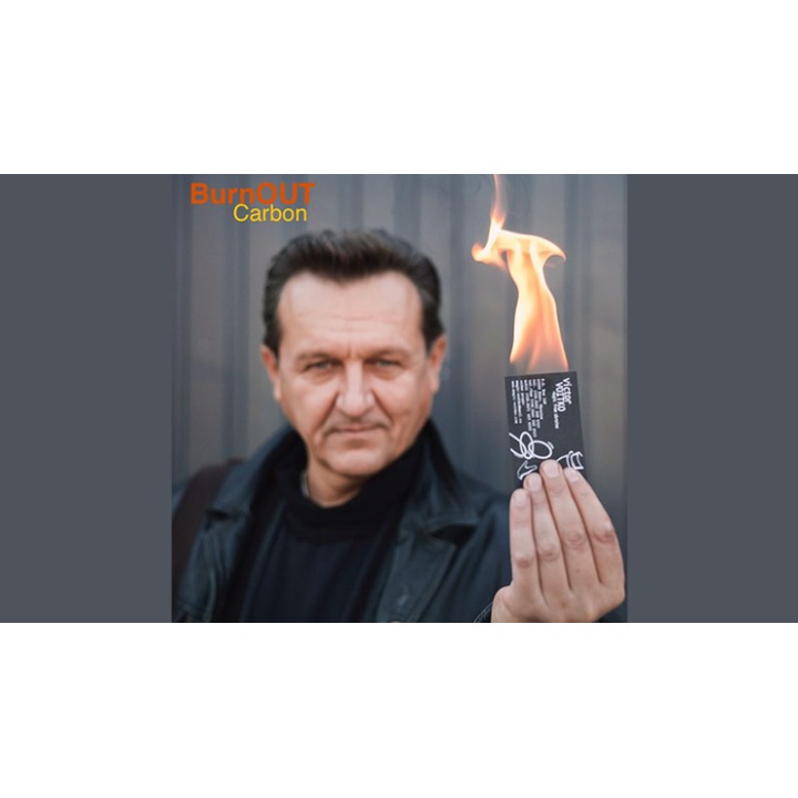 BURNOUT 2.0 CARBON BLACK by Victor Voitko (Gimmick and Online Instructions)