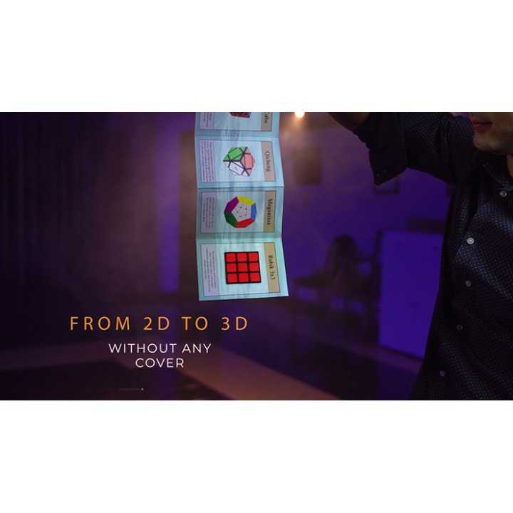 Rubik's Cube 3D Advertising (Gimmicks and Online Instructions) by Henry Evans and Martin Braessas