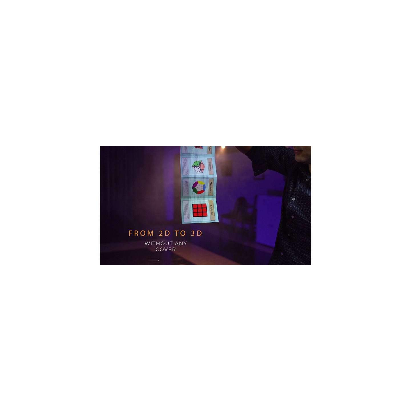 Rubik's Cube 3D Advertising (Gimmicks and Online Instructions) by Henry Evans and Martin Braessas