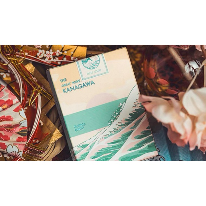 The Great Wave off Kanagawa V3 (Fresh Spring / Peppermint Green) Playing Cards