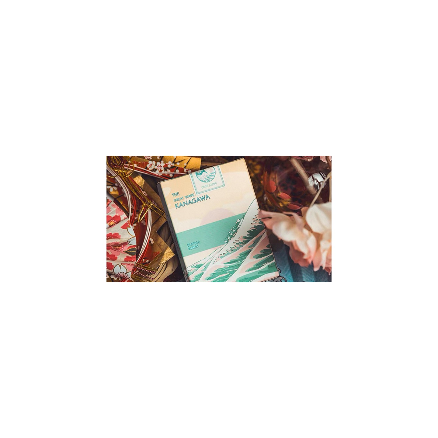 The Great Wave off Kanagawa V3 (Fresh Spring / Peppermint Green) Playing Cards