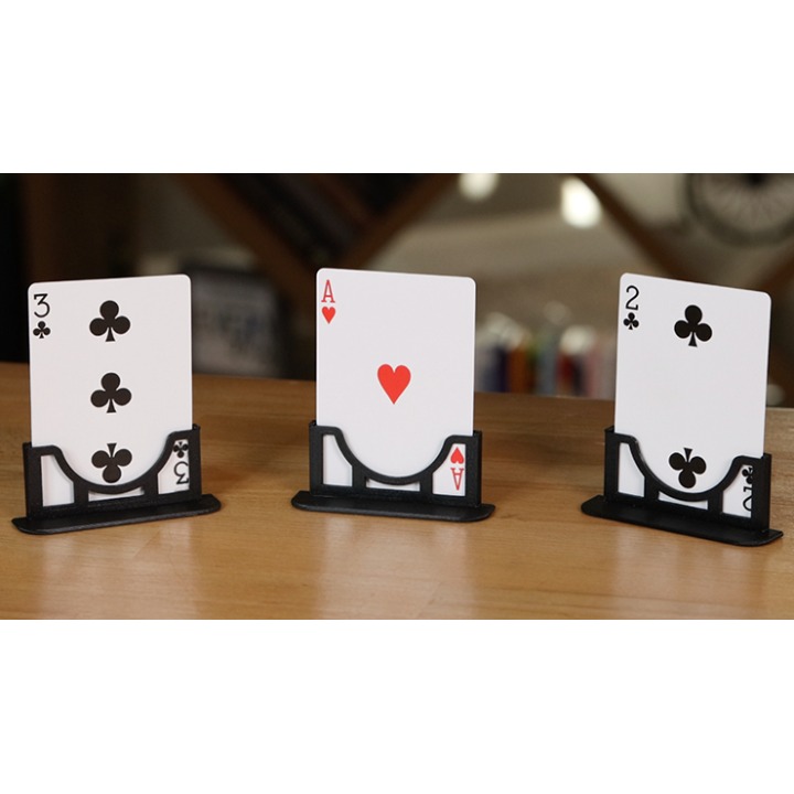 Three Cards Monte Stand BLUE (Gimmicks and Online Instruction) by Jeki Yoo