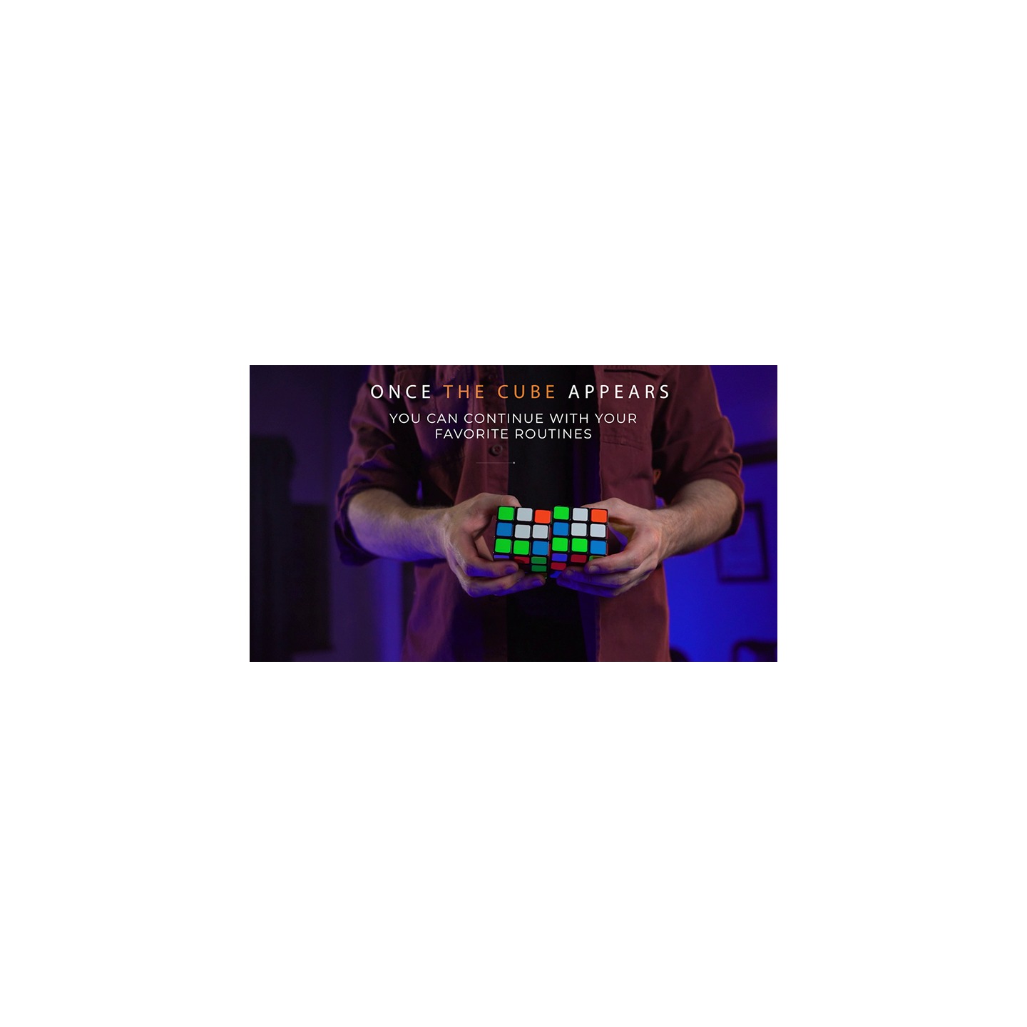 Rubik's Cube 3D Advertising (Gimmicks and Online Instructions) by Henry Evans and Martin Braessas