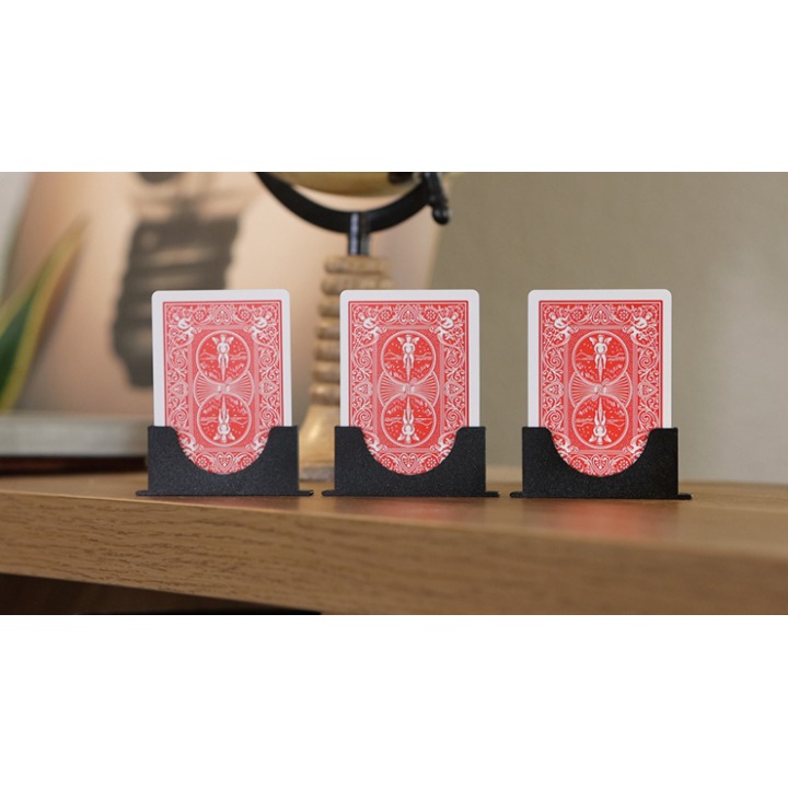 Three Cards Monte Stand BLUE (Gimmicks and Online Instruction) by Jeki Yoo