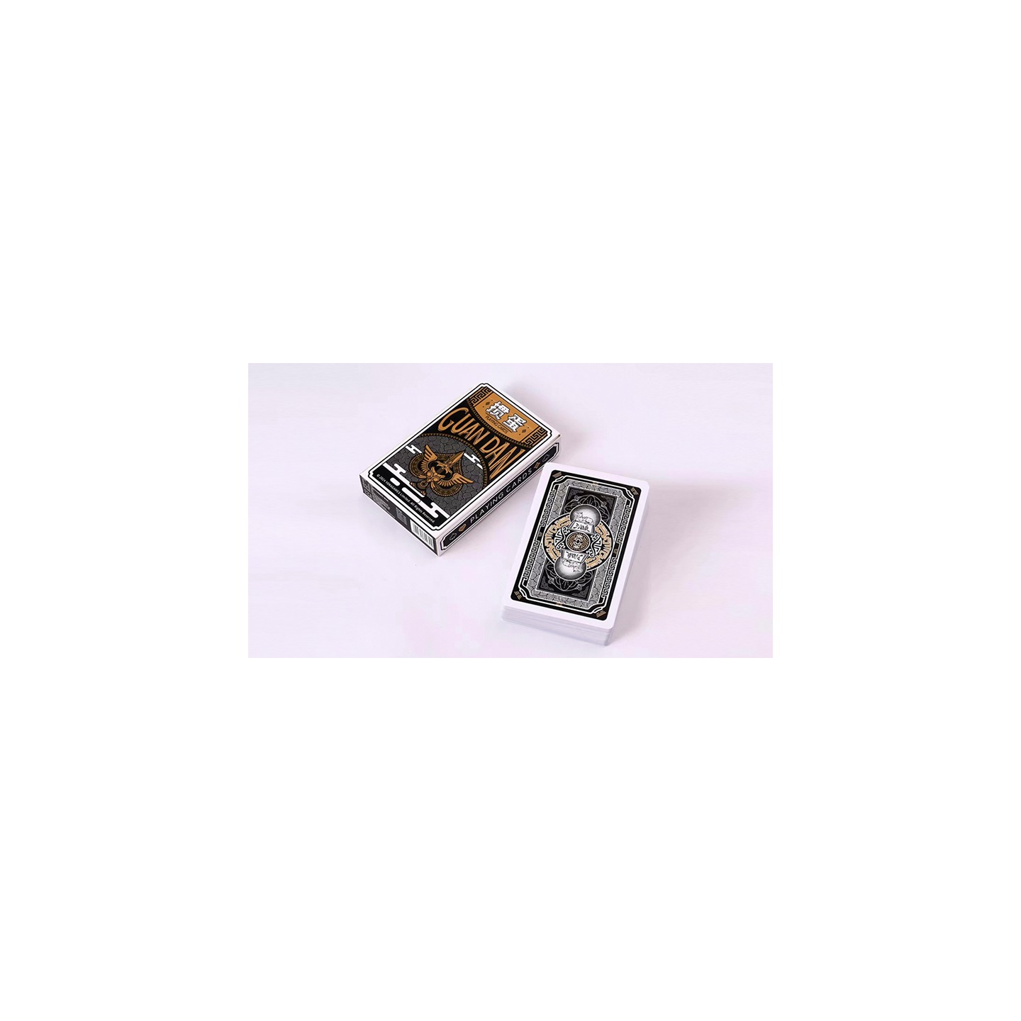 GUAN DAM -Warriors of the Three Kingdoms (Black) Playing Cards by YOKAGAME