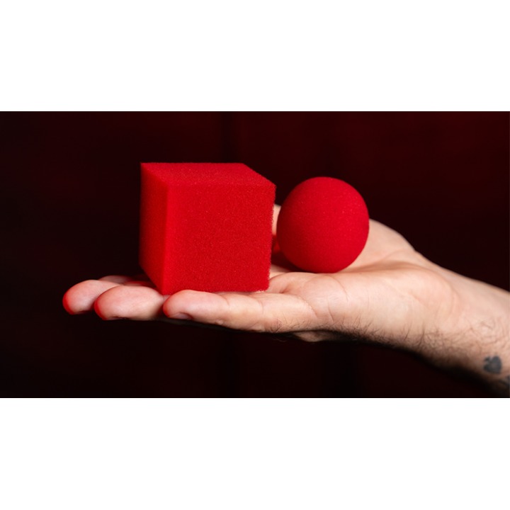 Magic Sponge Ball to Square RED by Murphy's Magic