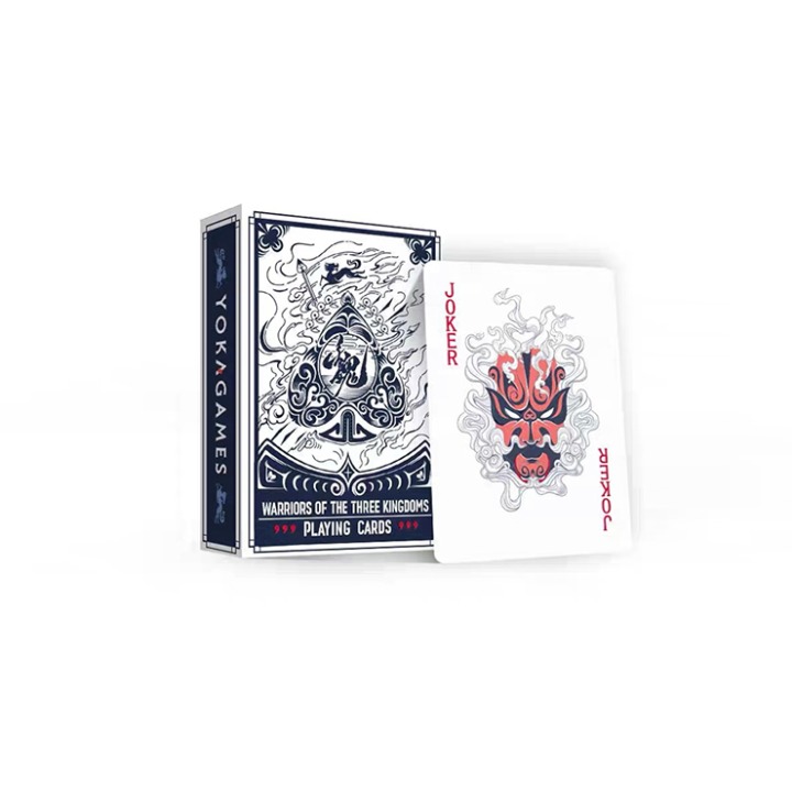 Warriors Of Three Kingdoms (Blue) Playing Cards by YOKAGAME