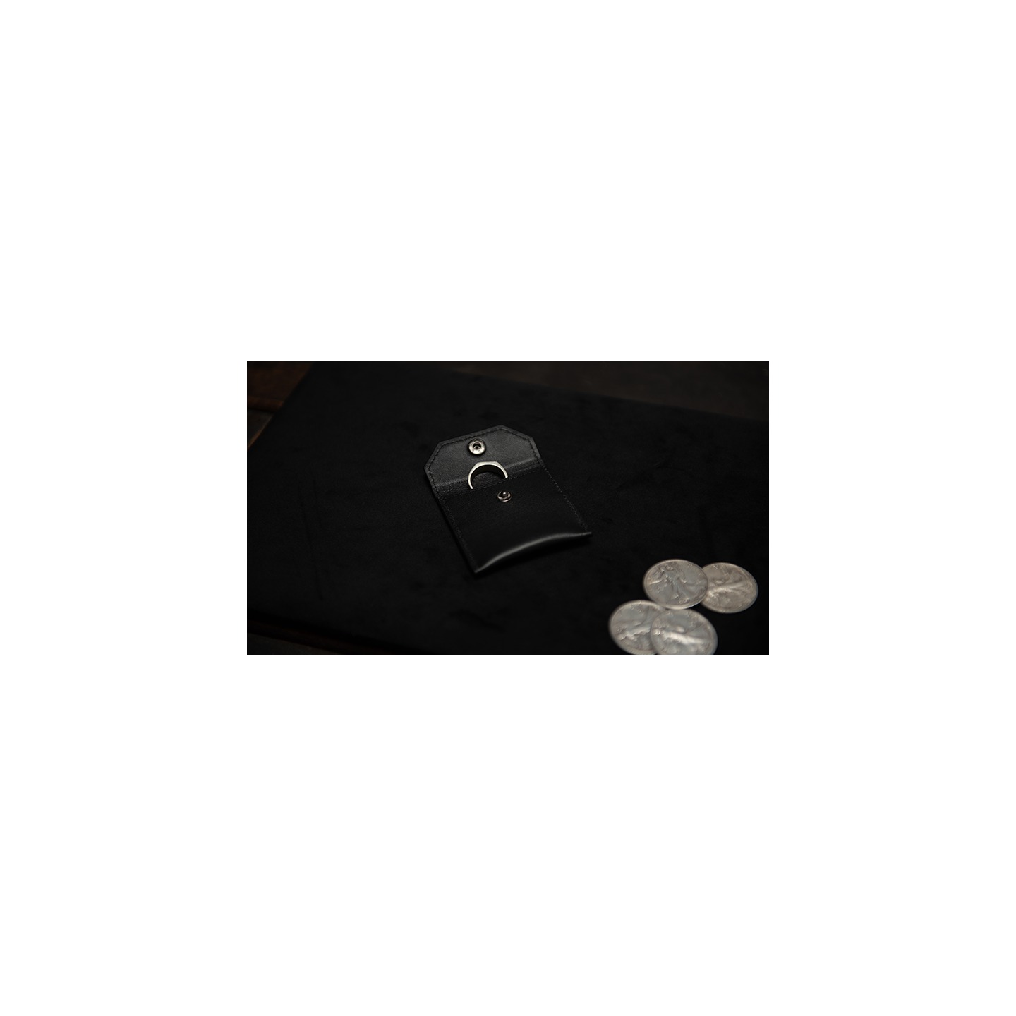 FPS Coin Wallet Black (Gimmicks and Online Instructions) by Magic Firm