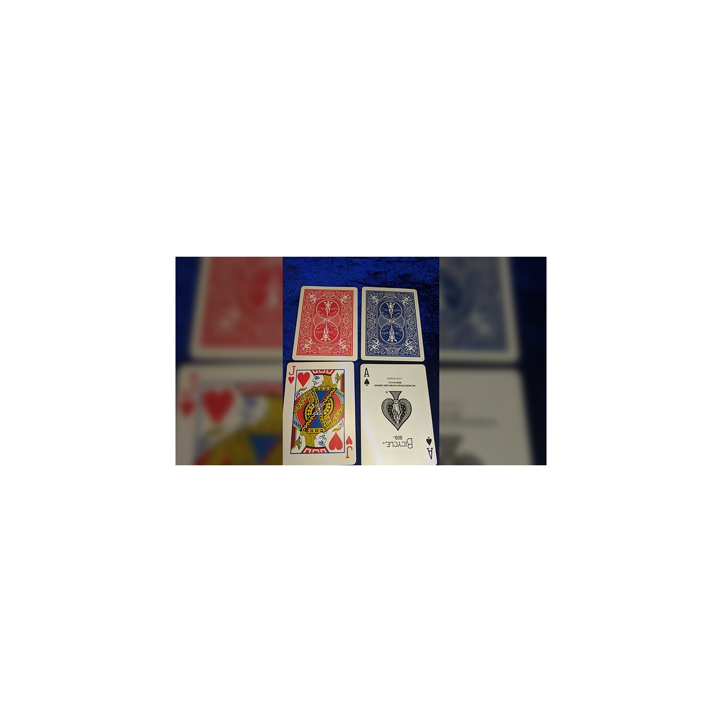 Magnetic Cards (2 pack/Red Jokers) by Chazpro Magic.