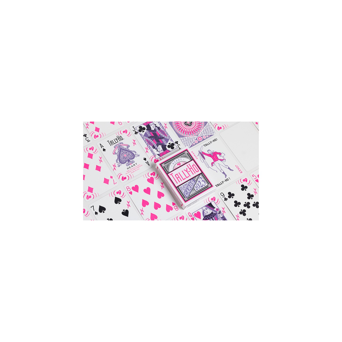 Tally Ho Circle Back Heart Playing Cards by US Playing Card Co.