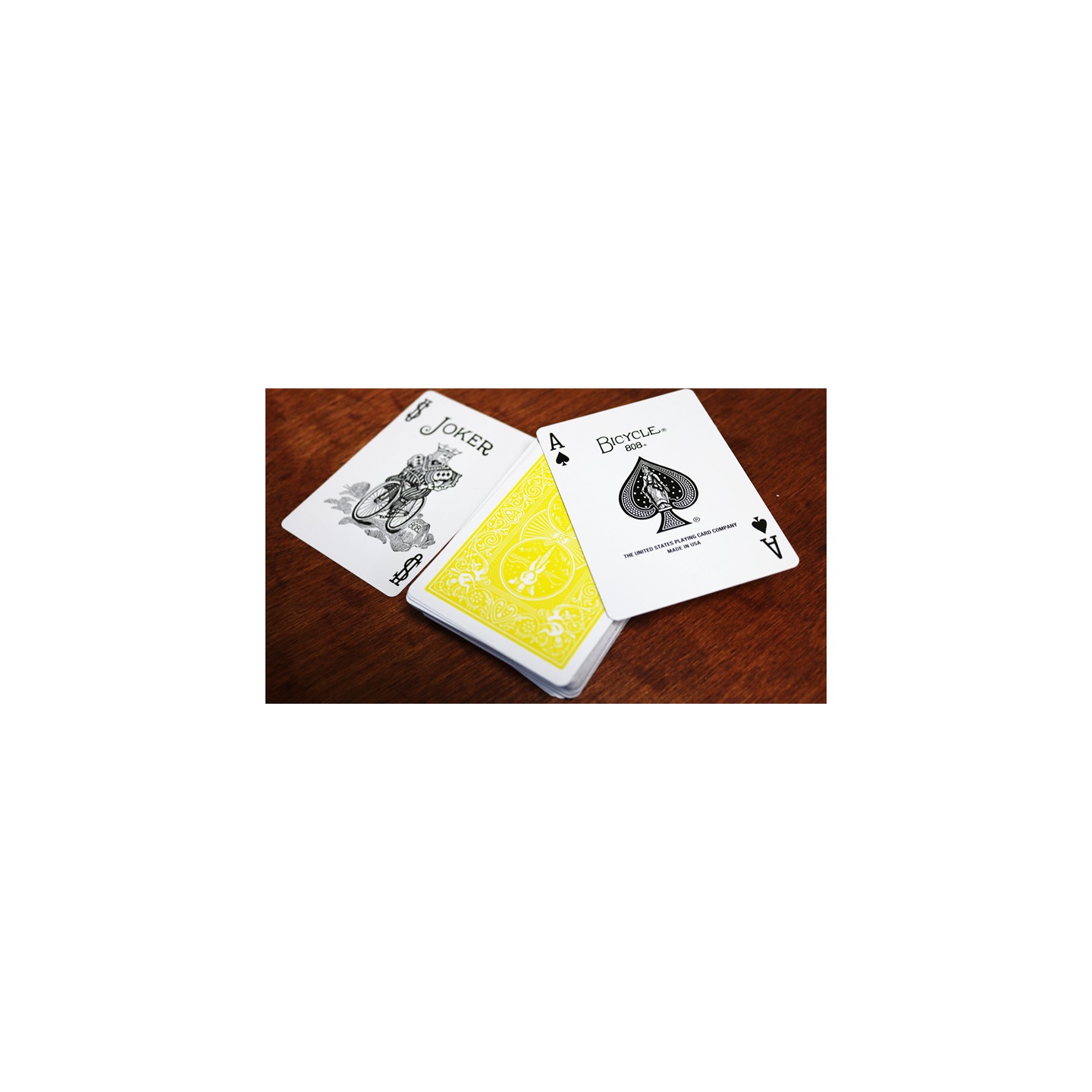 Bicycle Yellow Playing Cards by US Playing Cards Co