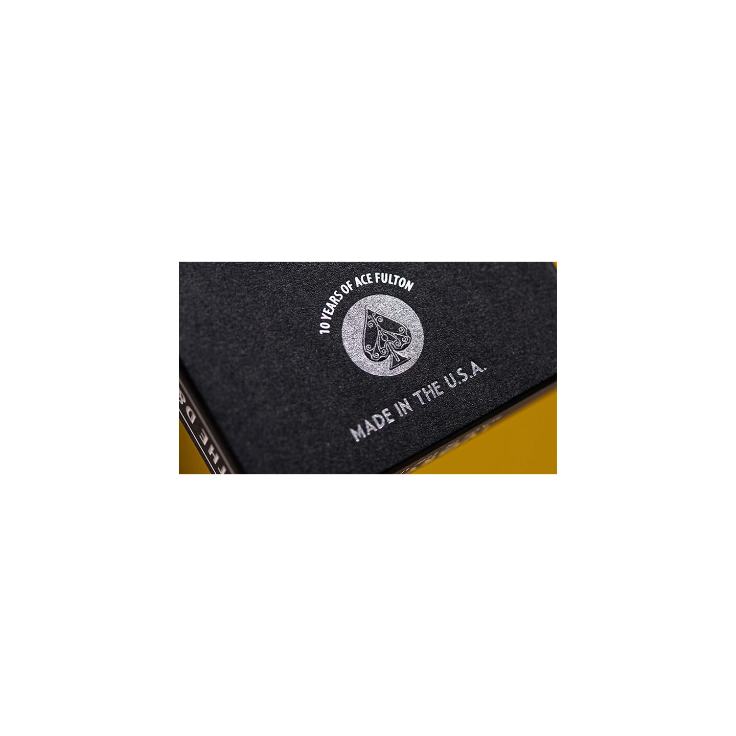 Ace Fulton's Casino (Black) Playing Cards