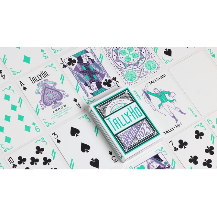 Tally Ho Fan Back Arrow Playing Cards by US Playing Card Co.