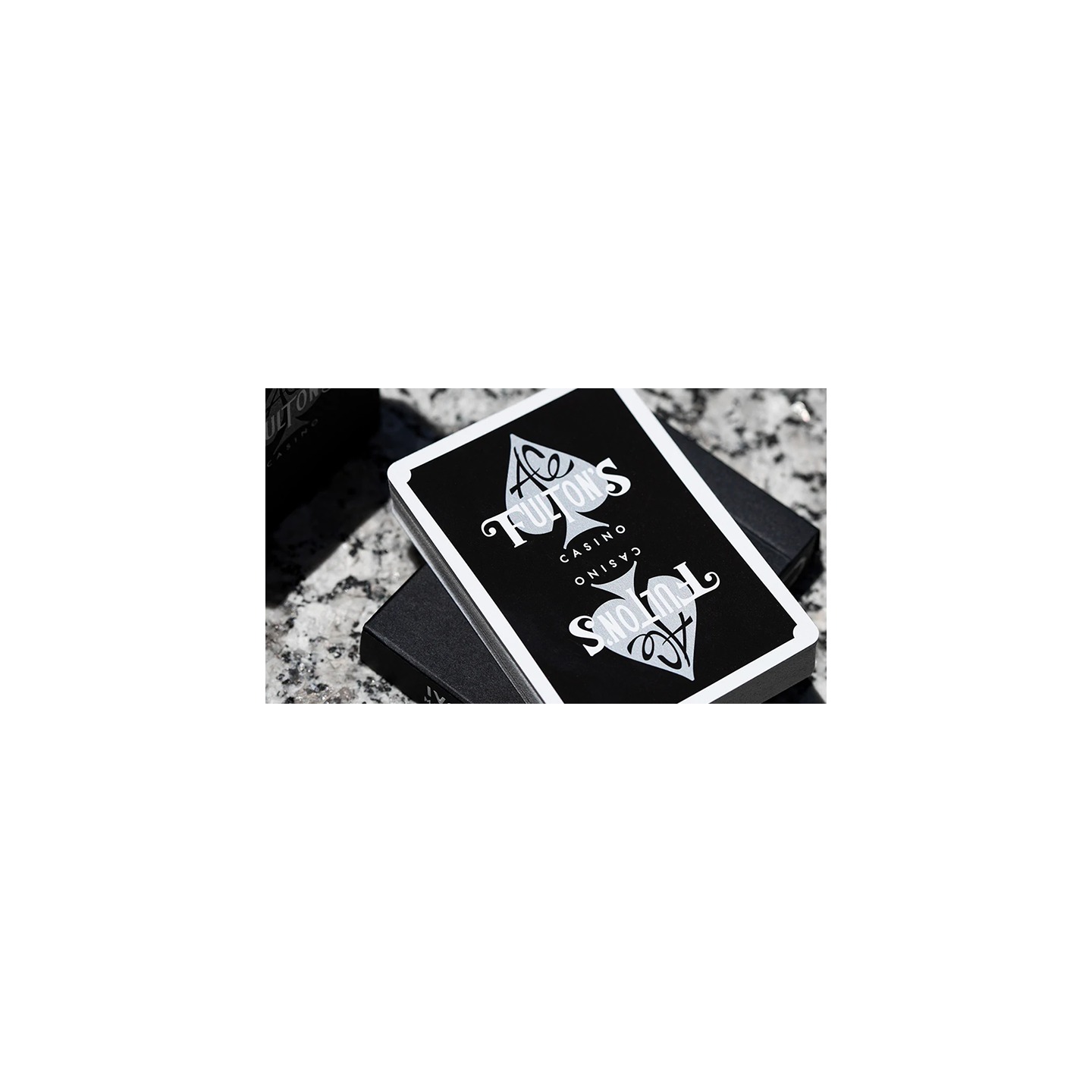 Ace Fulton's Casino (Black) Playing Cards