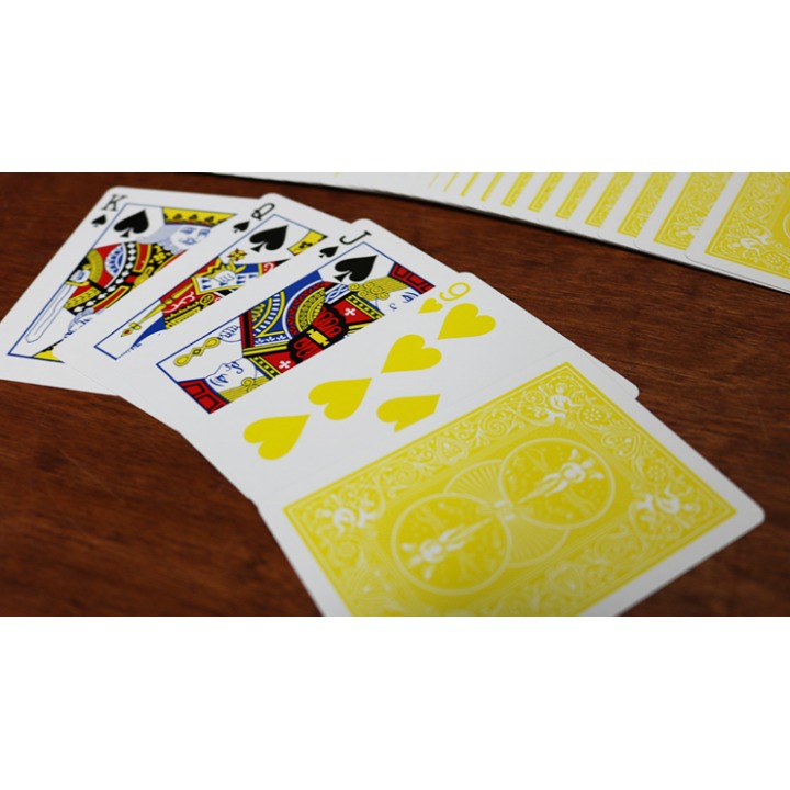 Bicycle Yellow Playing Cards by US Playing Cards Co
