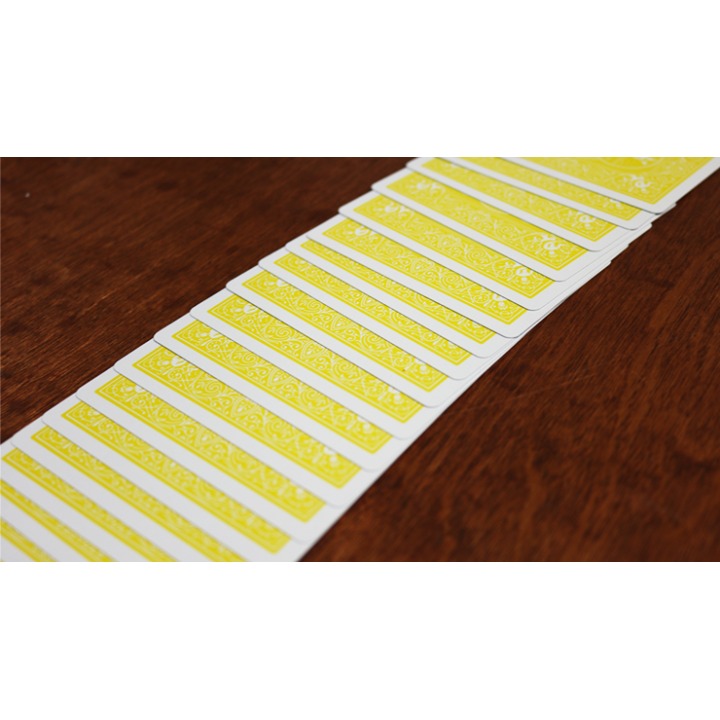 Bicycle Yellow Playing Cards by US Playing Cards Co