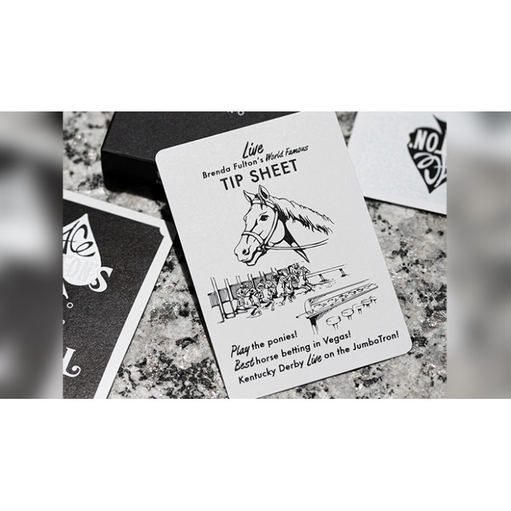 Ace Fulton's Casino (Black) Playing Cards
