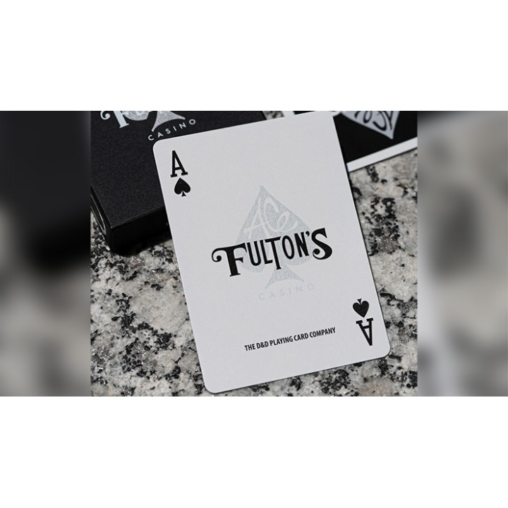 Ace Fulton's Casino (Black) Playing Cards