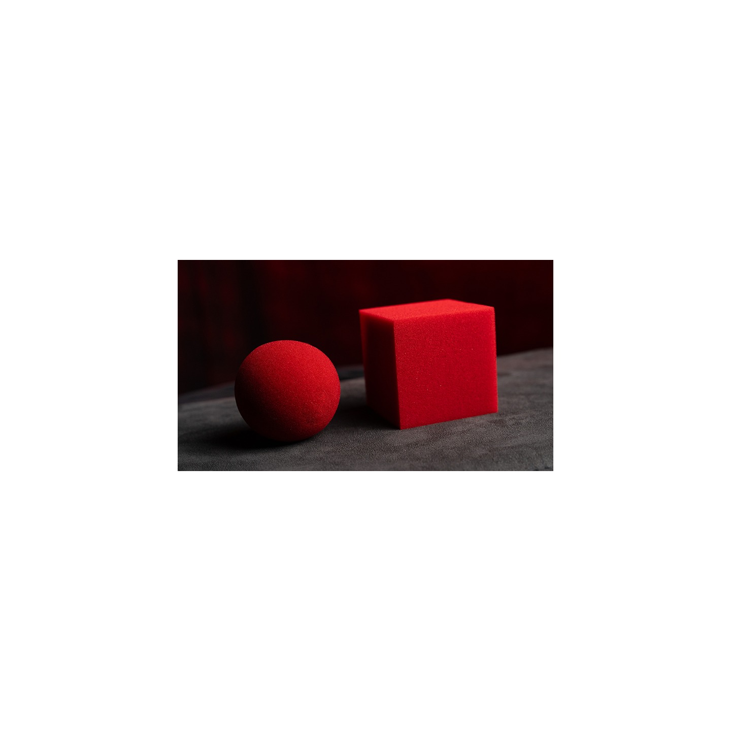 Magic Sponge Ball to Square JUMBO RED by Murphy's Magic