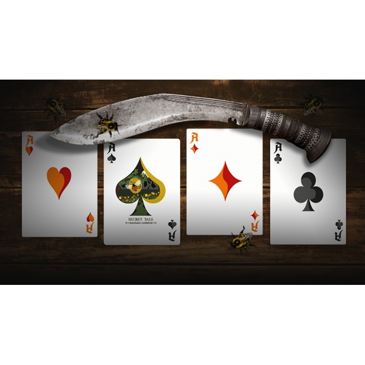 Secret Tale Ragnar MINI White Bee Playing Cards