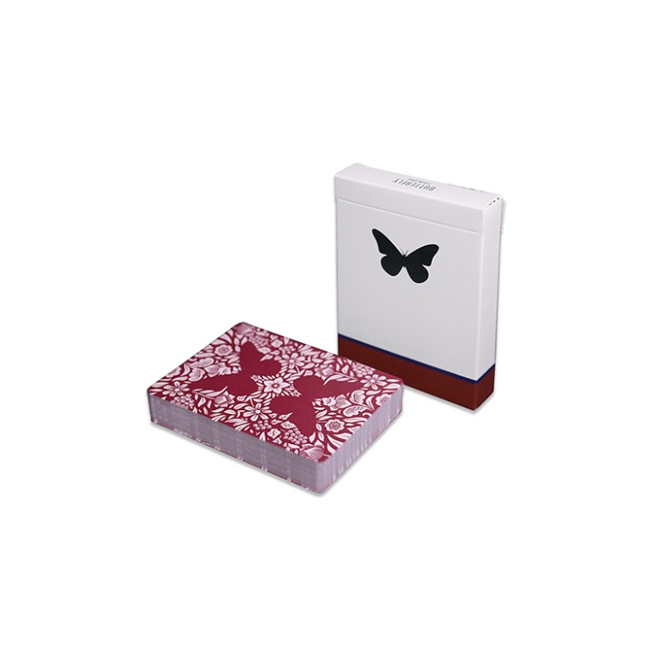 Butterfly Playing Cards Marked (Red) 3rd Edition by Ondrej Psenicka