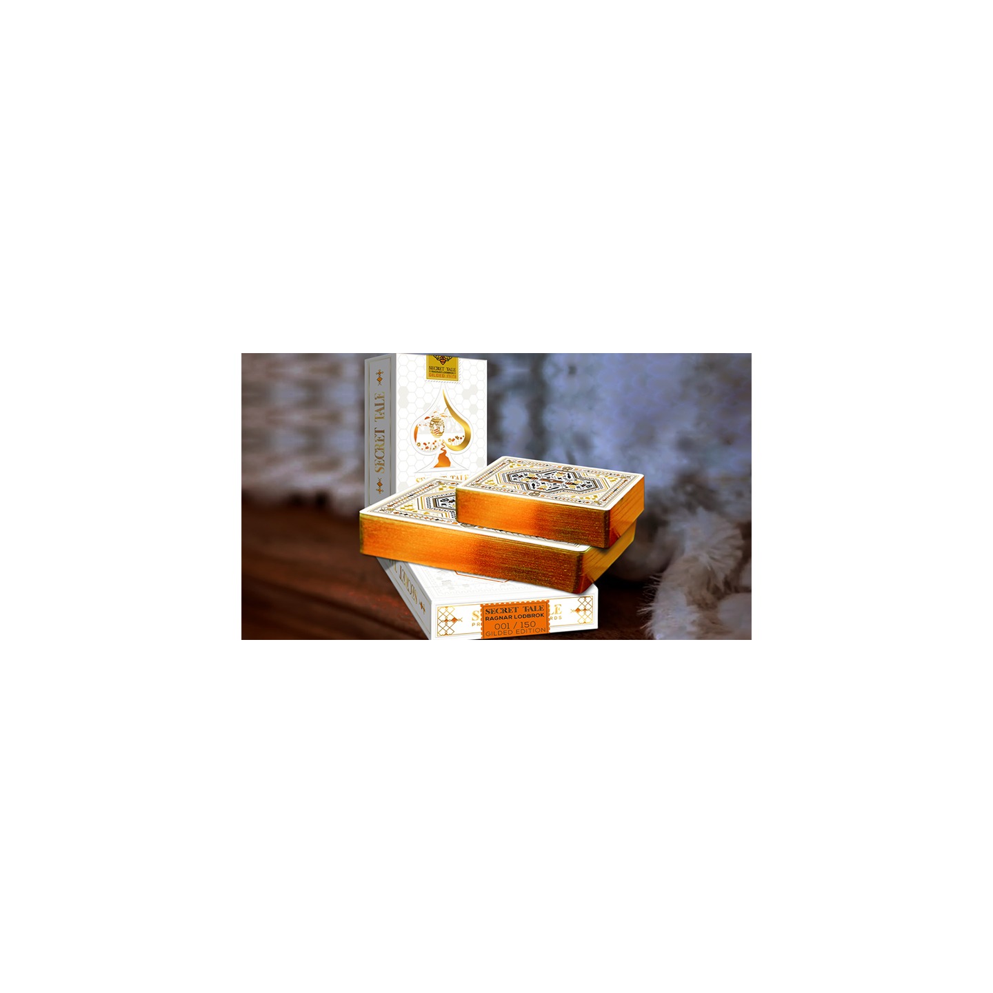 Secret Tale Ragnar MINI White Bee Playing Cards