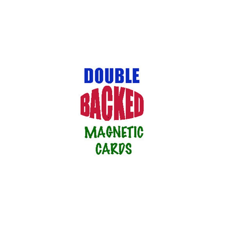 Magnetic Card- Bicycle Cards (2 Per Package) Double Back Blue by Chazpro