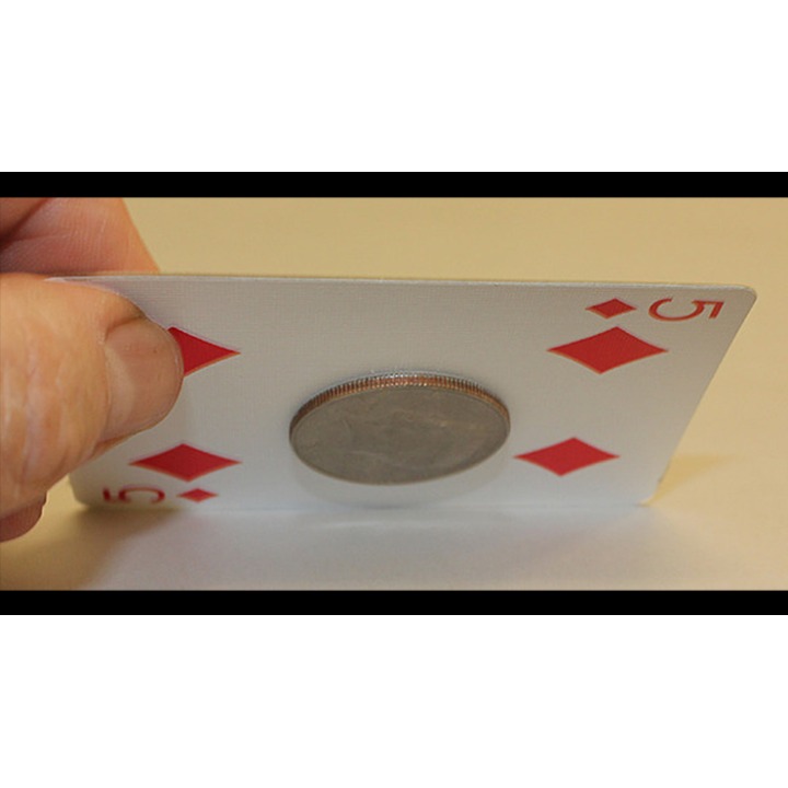 Magnetic Card- Bicycle Cards (2 Per Package) Double Back Red by Chazpro