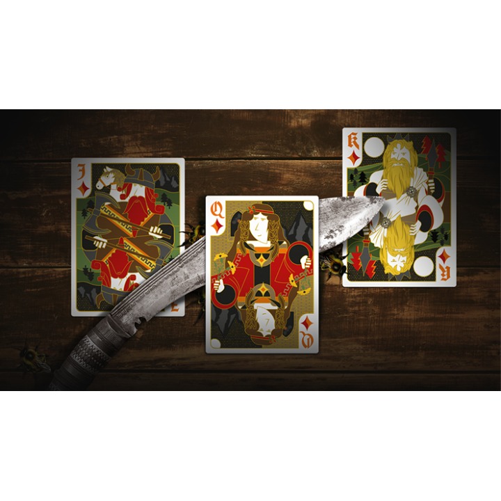 Secret Tale Ragnar White Bee Collector's Playing Cards