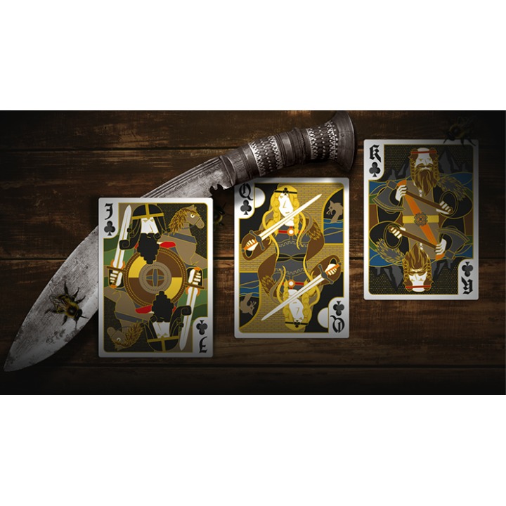 Secret Tale Ragnar White Bee Collector's Playing Cards