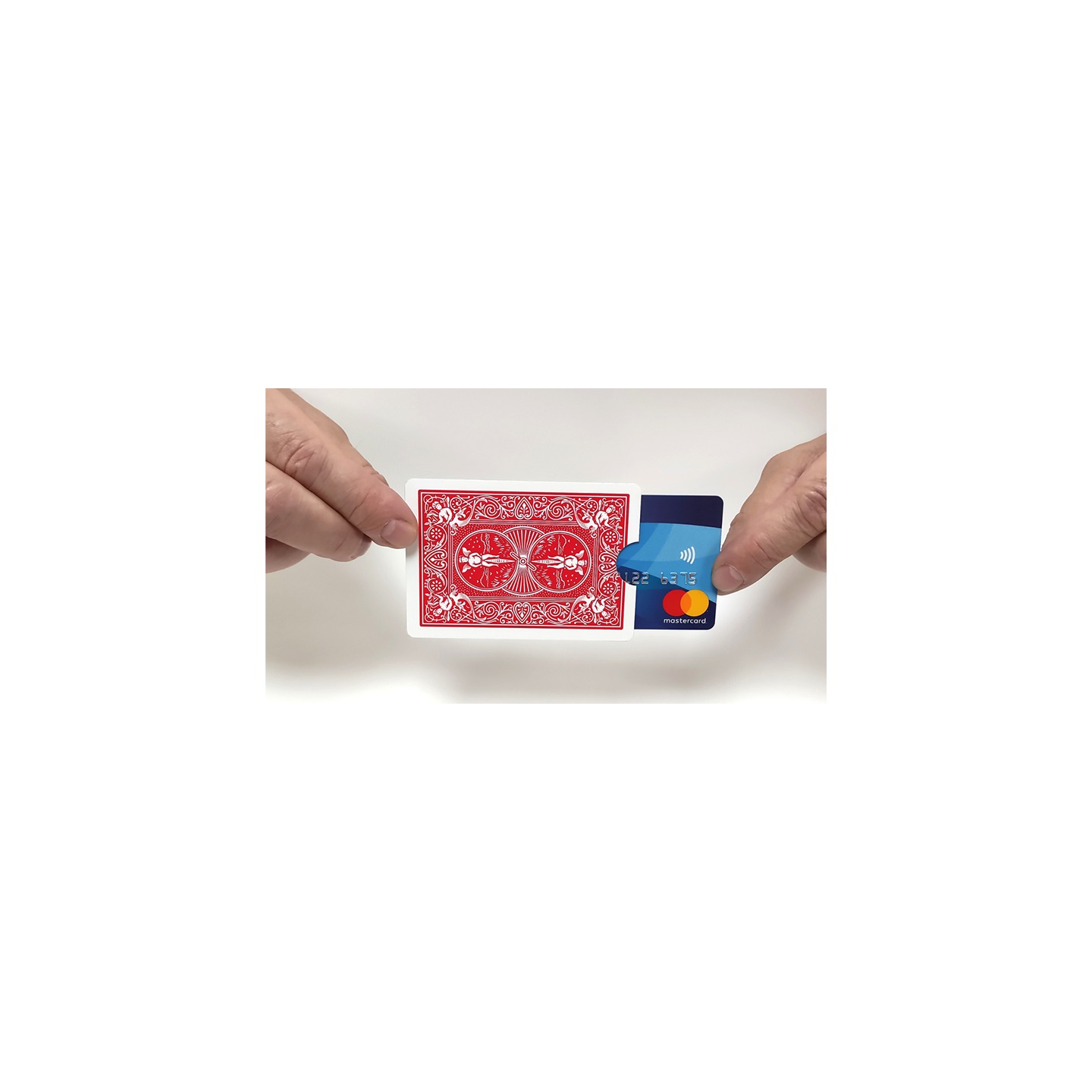 Credit Card Holder (Made from Blue Bicycle cards) by Joker Magic