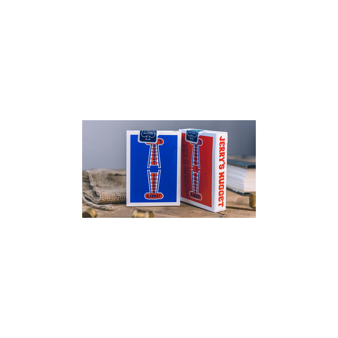 Modern Feel Jerry's Nuggets Gaff (Blue and Red) Playing Cards