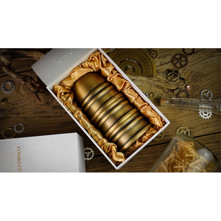 Artistic Combo Cups and Balls (Brass) by TCC