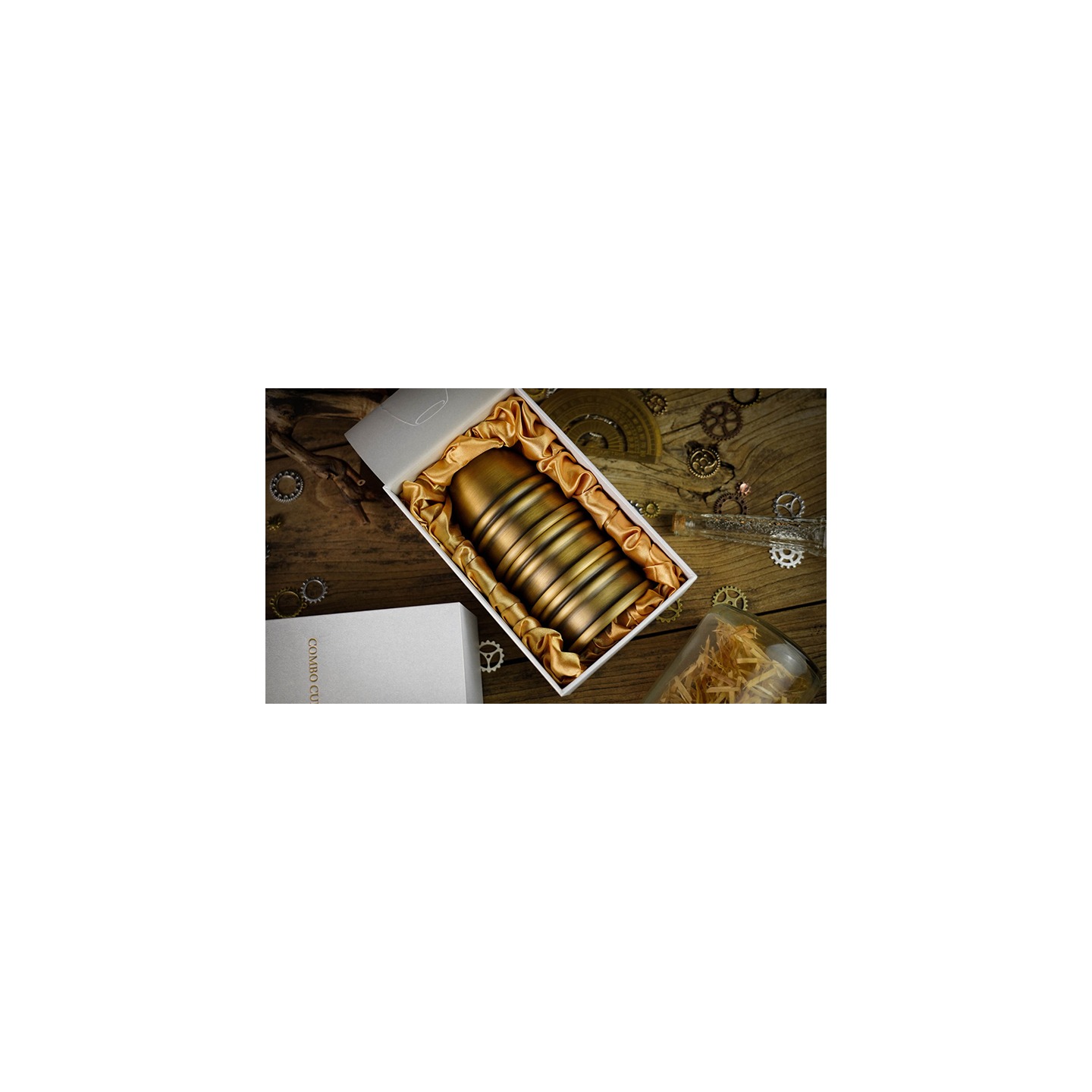 Artistic Combo Cups and Balls (Brass) by TCC