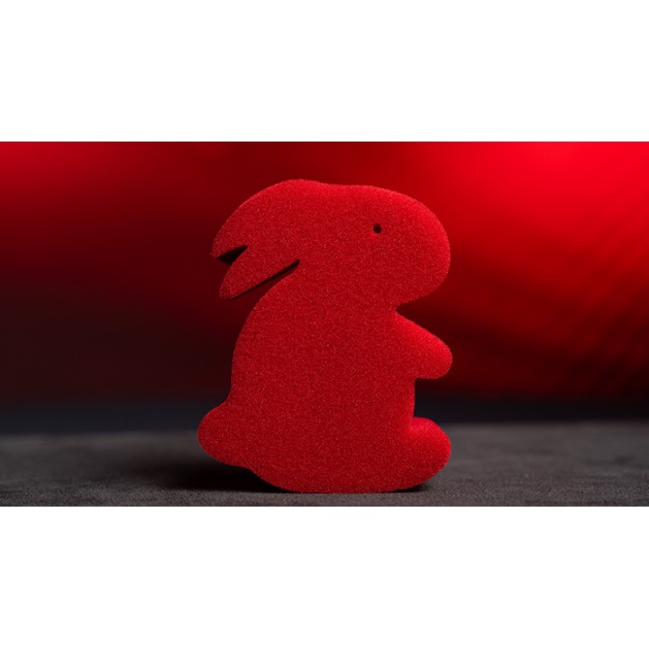 Magic Sponge Bunny Rabbit Set (Red) by Murphy's Magic