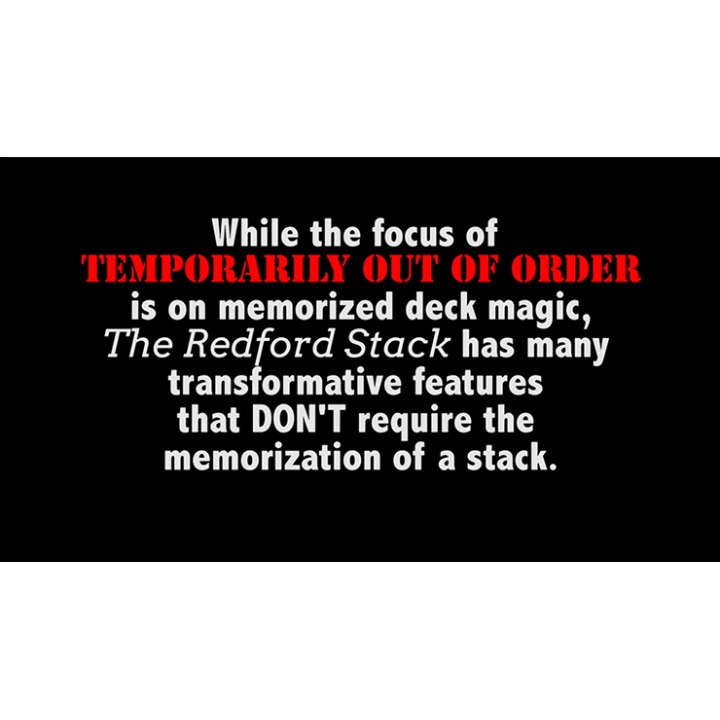 Temporarily Out of Order by Patrick Redford - Book