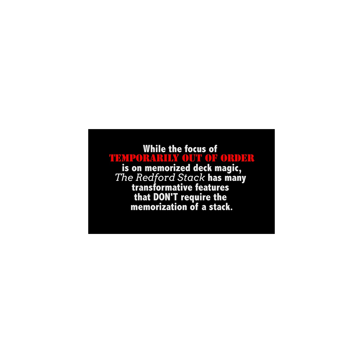 Temporarily Out of Order by Patrick Redford - Book