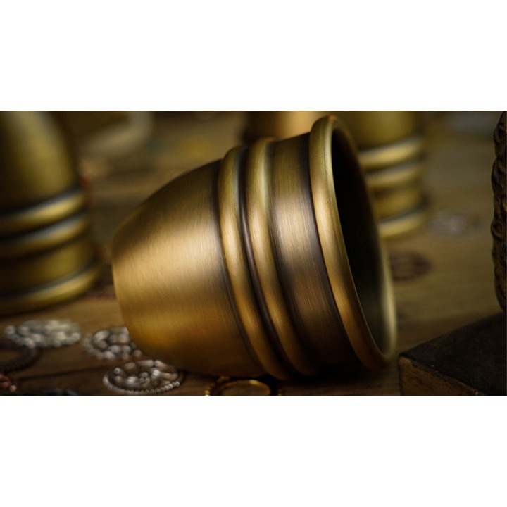 Artistic Chop cup and balls (Brass) by TCC