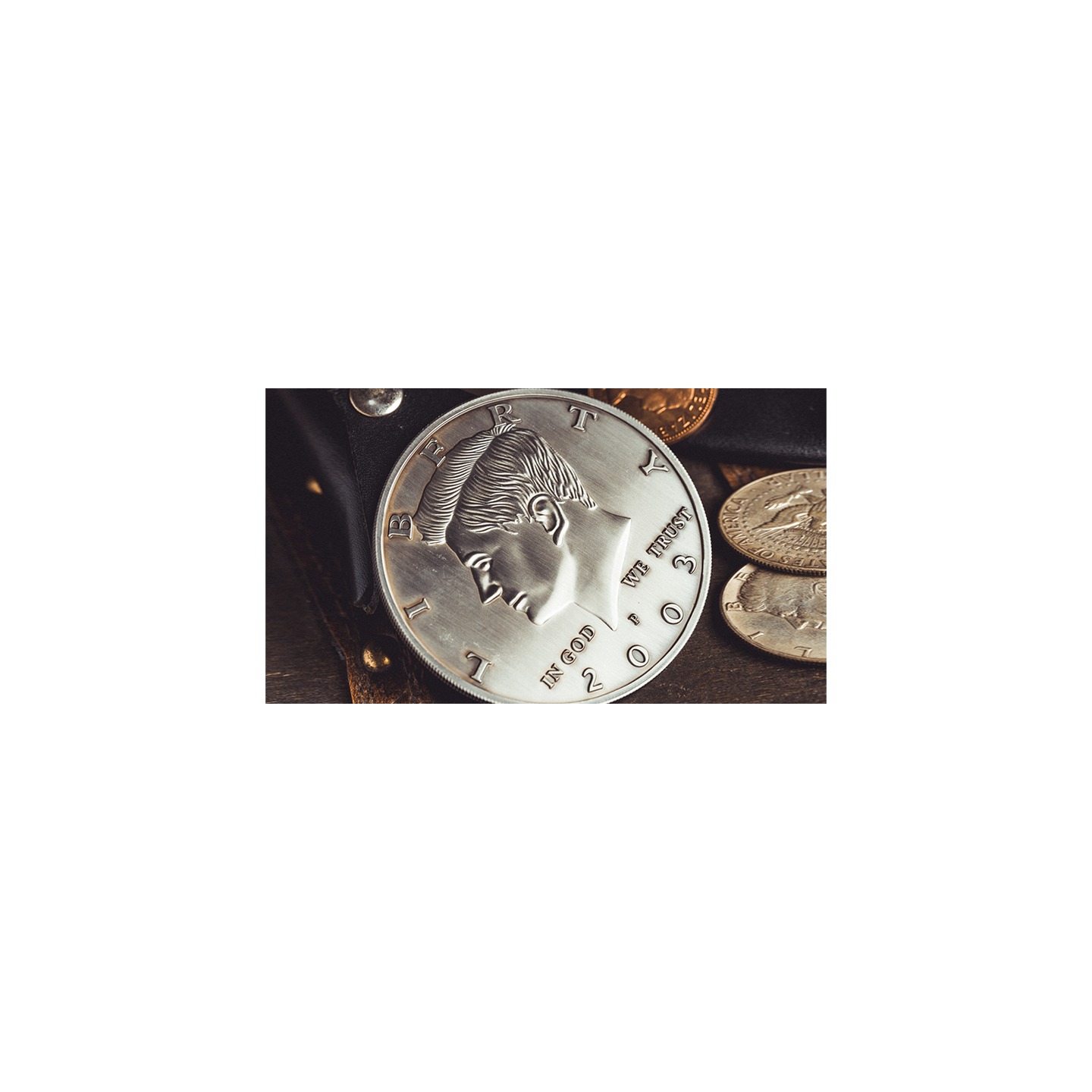 Bacon Jumbo Coin (Half Dollar) by Bacon Magic