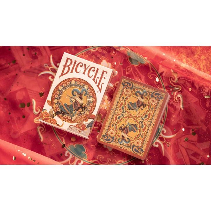 Bicycle Chinese Zodiac (Goat) Playing Cards by US Playing Card Co